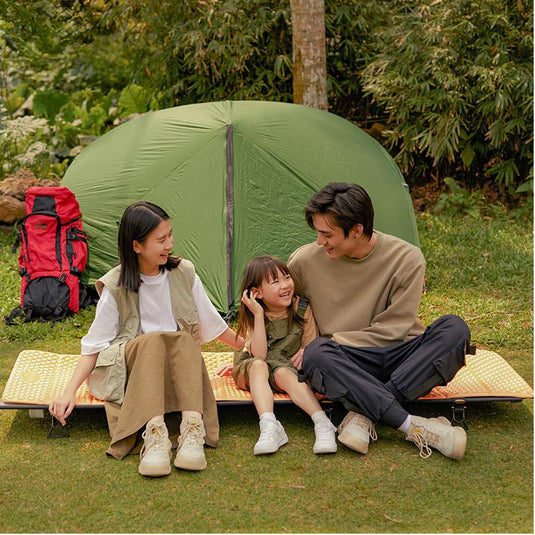 KingCamp Ultralight IXPE Foam Sleeping Pad Orange Comfort Backpacking