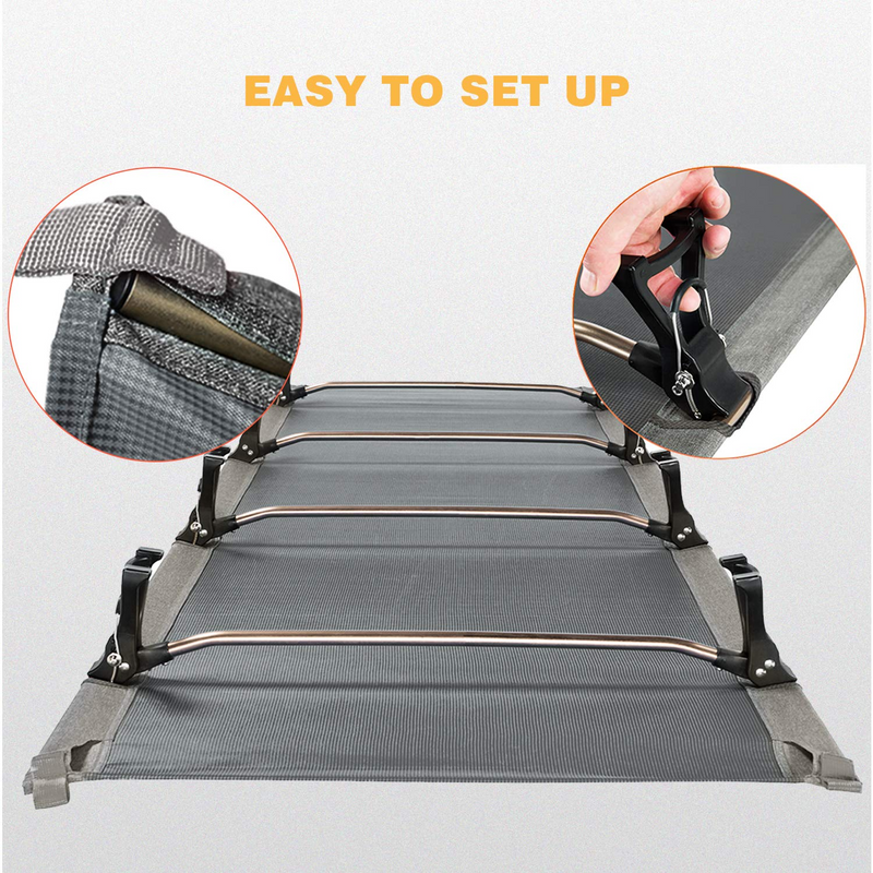 Load image into Gallery viewer, KingCamp Oversized Folding Camping Cots Ultralight Sleeping Cots