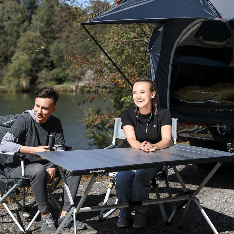 Laden Sie das Bild in Galerie -Viewer, KingCamp Aluminum Roll Up Table