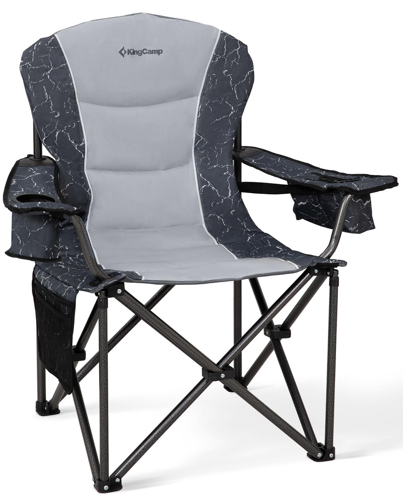 Load image into Gallery viewer, KingCamp JUNIPER C10 Oversized Folding Chair with Adjustable Lumbar Support