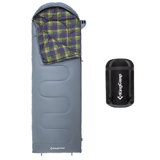 KingCamp SEVAN 250 Sleeping Bag-Envelope With Hood