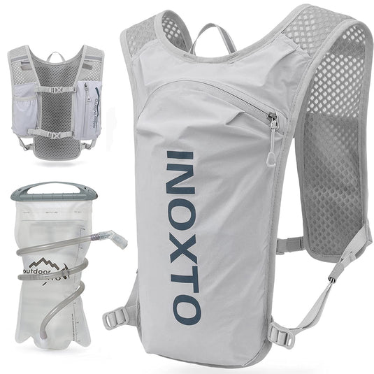 Mochila chaleco de hidratación INOXTO con bolsa de 1,5 L Unisex