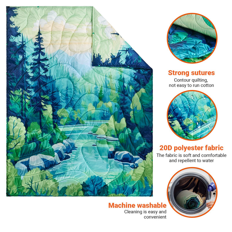 Load image into Gallery viewer, KingCamp BLANKET SMART 150 Multi-Functional Blanket