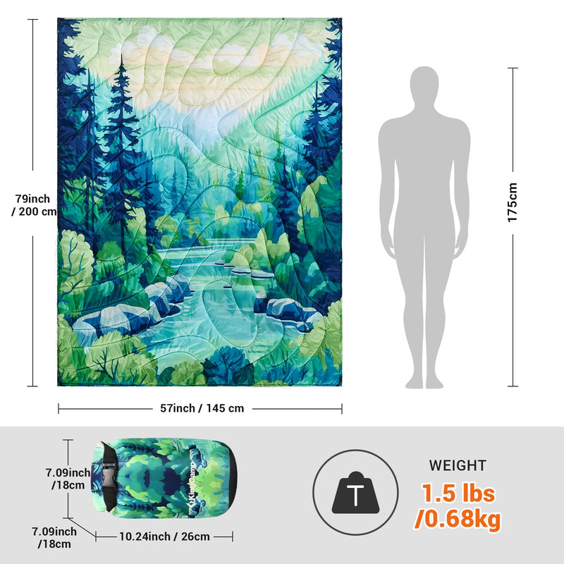 Load image into Gallery viewer, KingCamp Blanket SMART 150 XL Travel Blanket
