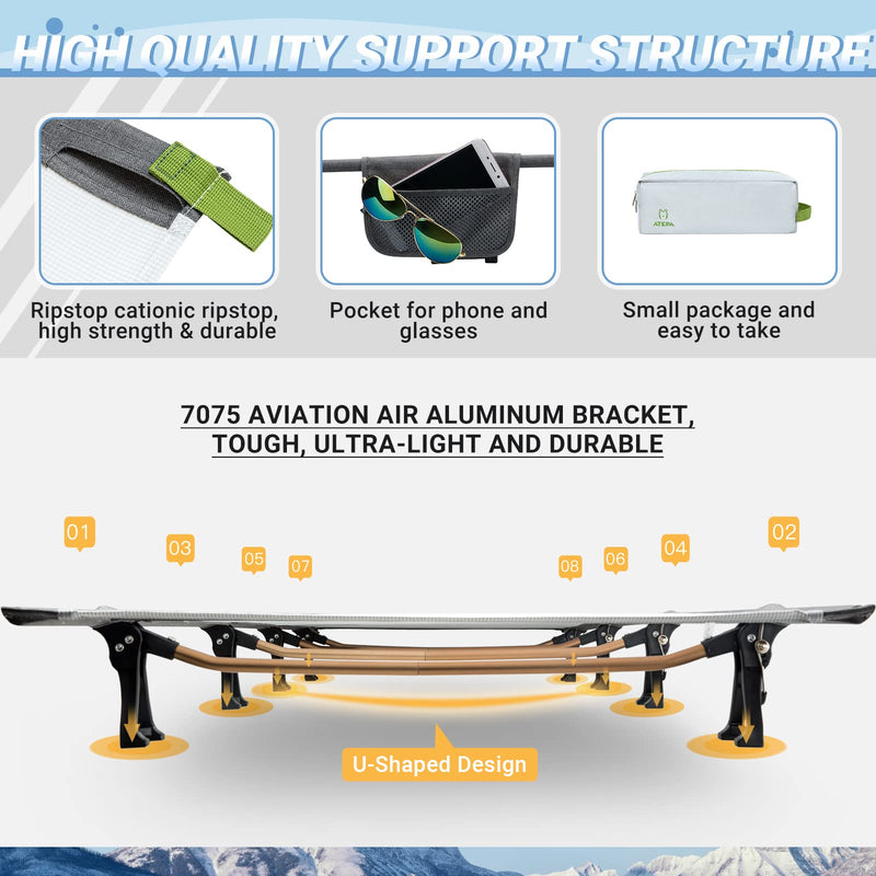 Load image into Gallery viewer, ATEPA Lectulo Ultralight Folding Cot Camping Cot