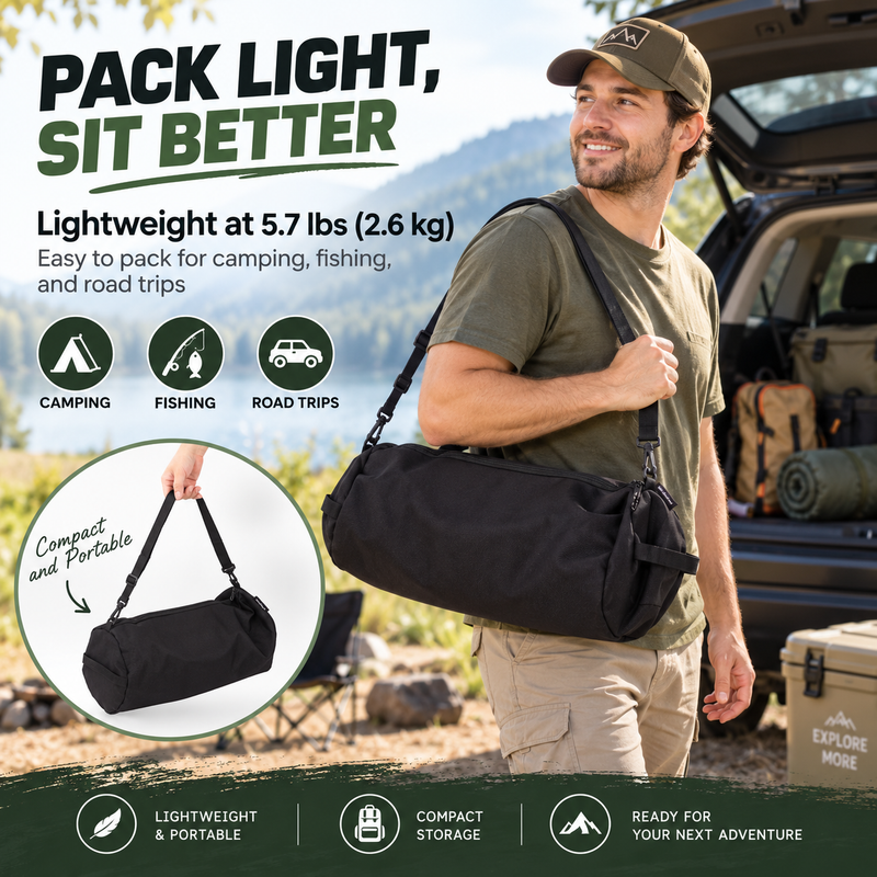 Load image into Gallery viewer, KingCamp Lightweight High Back Camping Chair with Gentle Sway, Quick-Fold Aluminum Chair, 330 lbs Capacity, 39.8" Tall Backrest with Carry Bag