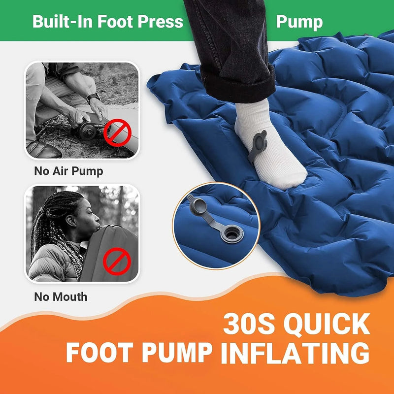 Load image into Gallery viewer, KingCamp DELUXE 10 Single Air Pad Inflatable Mattress