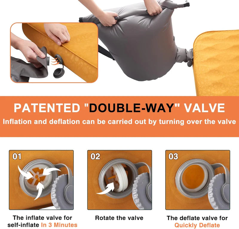 Load image into Gallery viewer, Self Inflating Camping Sleeping Pad Mattress