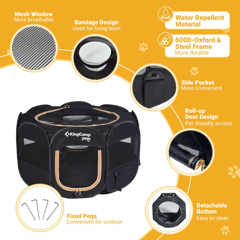 Load image into Gallery viewer, KingCamp PETS ANCONA Dog Playpen Dog Tent