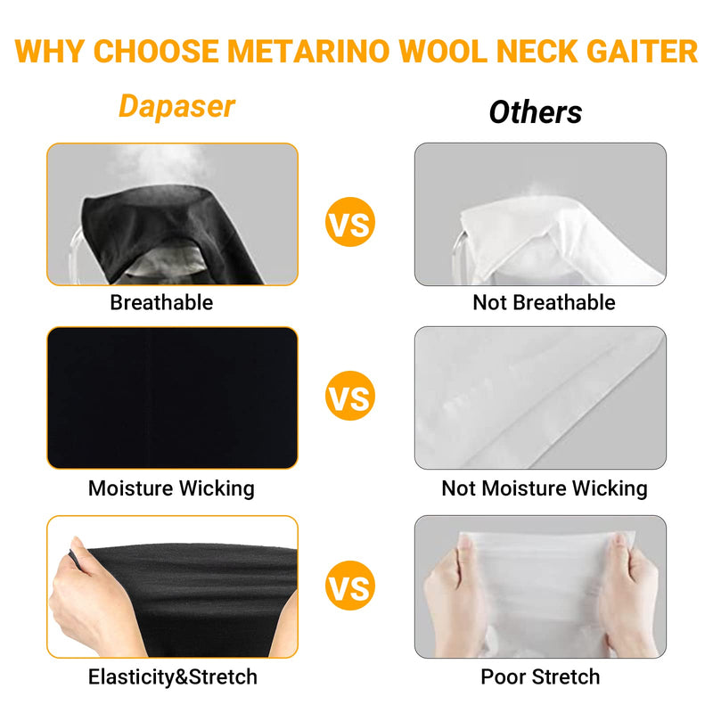 Load image into Gallery viewer, METARINO Blaclavas Wool Neck Gaiter