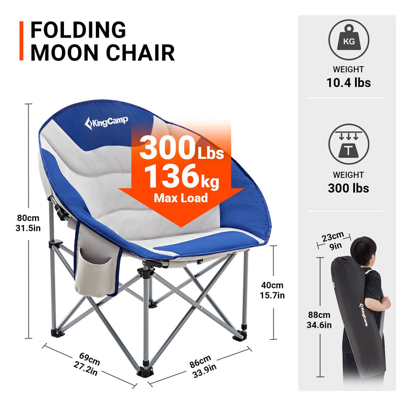 Load image into Gallery viewer, KingCamp Saucer Chair Camping Chair