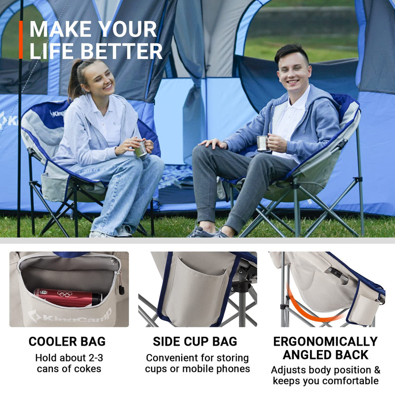 Load image into Gallery viewer, KingCamp Saucer Chair Camping Chair