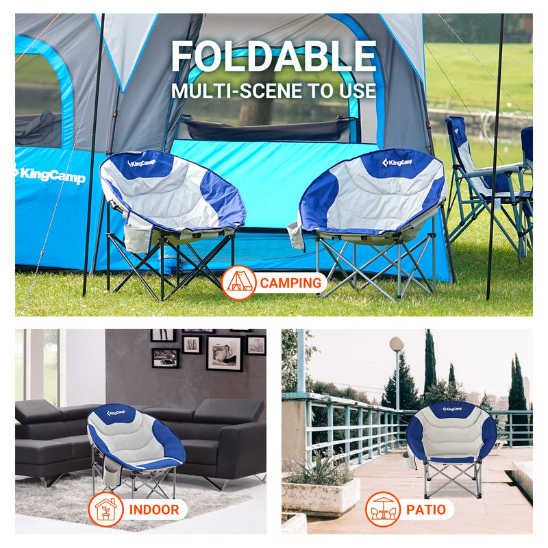 Load image into Gallery viewer, KingCamp Saucer Chair Camping Chair