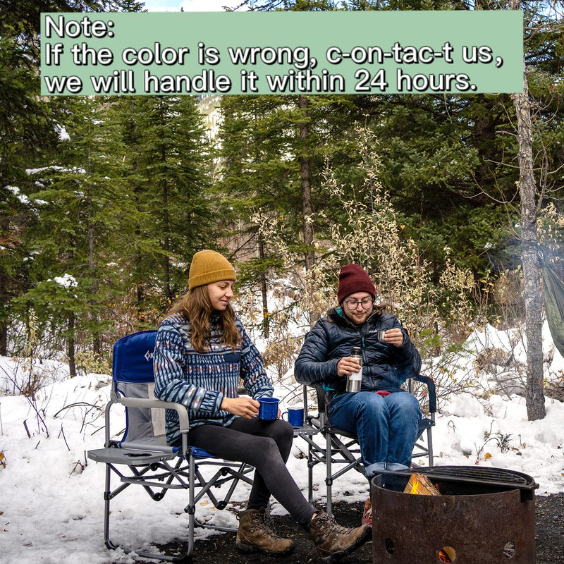 Load image into Gallery viewer, KingCamp Folding Large Director Chair with Non-slip Feet