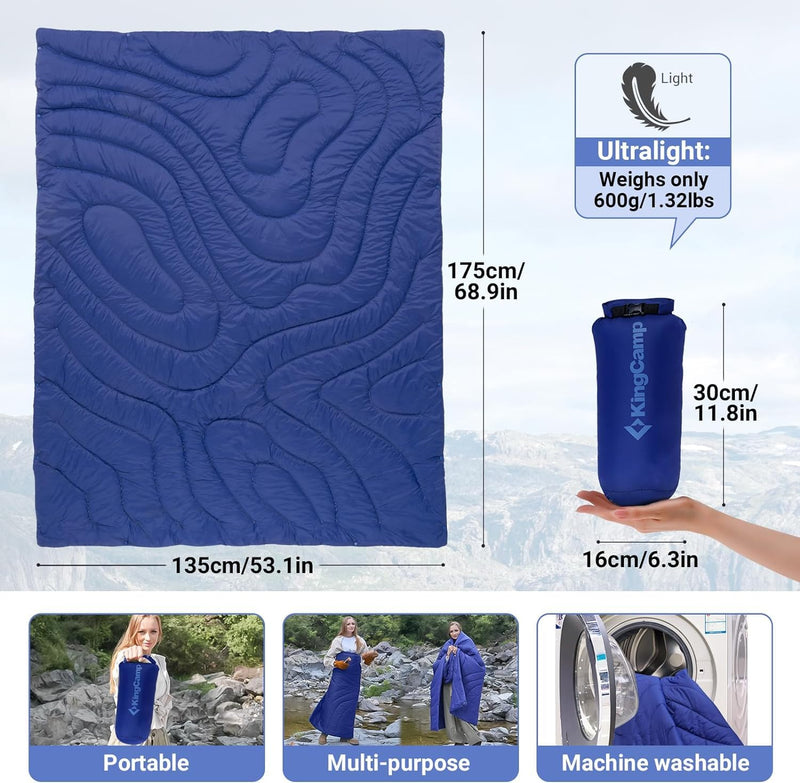 Load image into Gallery viewer, KingCamp BLANKET SMART 150 All-Season Outdoor Blanket
