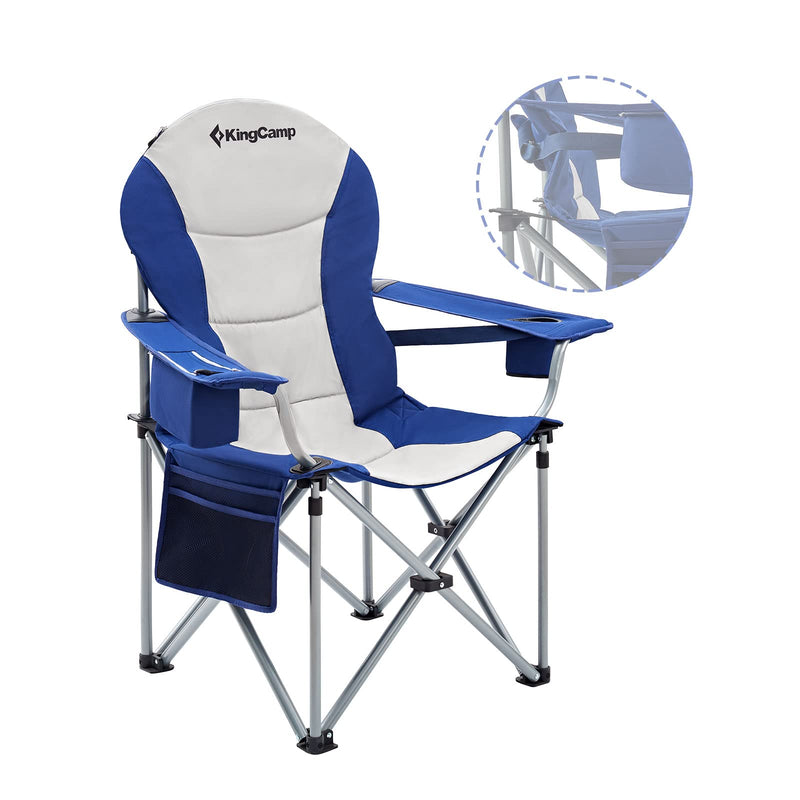 Load image into Gallery viewer, KingCamp Camping Armchair Heavy Duty Ergonomic Padded Arm Chair
