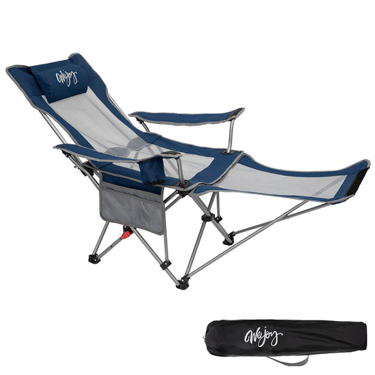 WEJOY FOLDING RECLINER CHA Folding Chair Navy