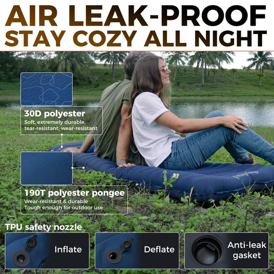 KingCamp Ergonomic High-Low Inflatable Sleeping Pad