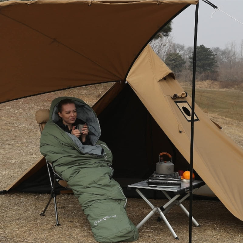 Cargue la imagen en el visor de la galería, Saco de dormir KingCamp PROTECTOR 600 Plumón - Momia