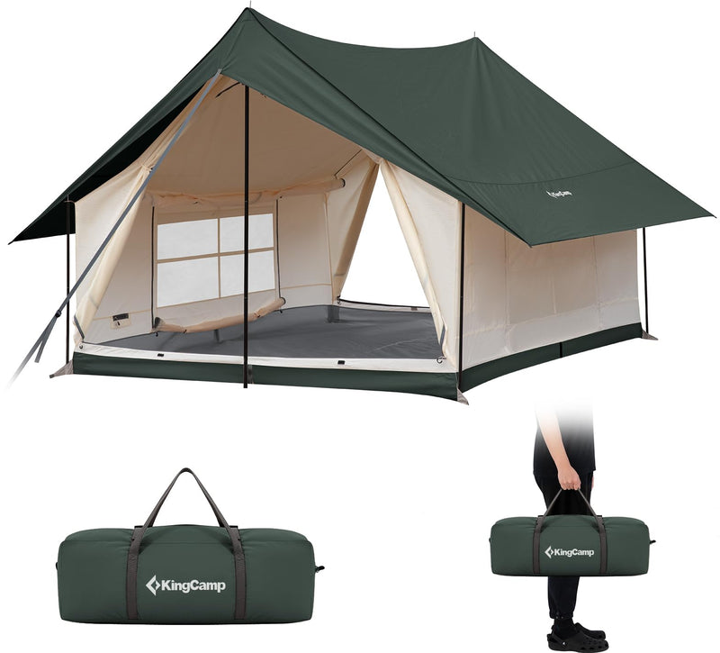 Load image into Gallery viewer, KingCamp Mountain In C2 Canvas Cabin Tent