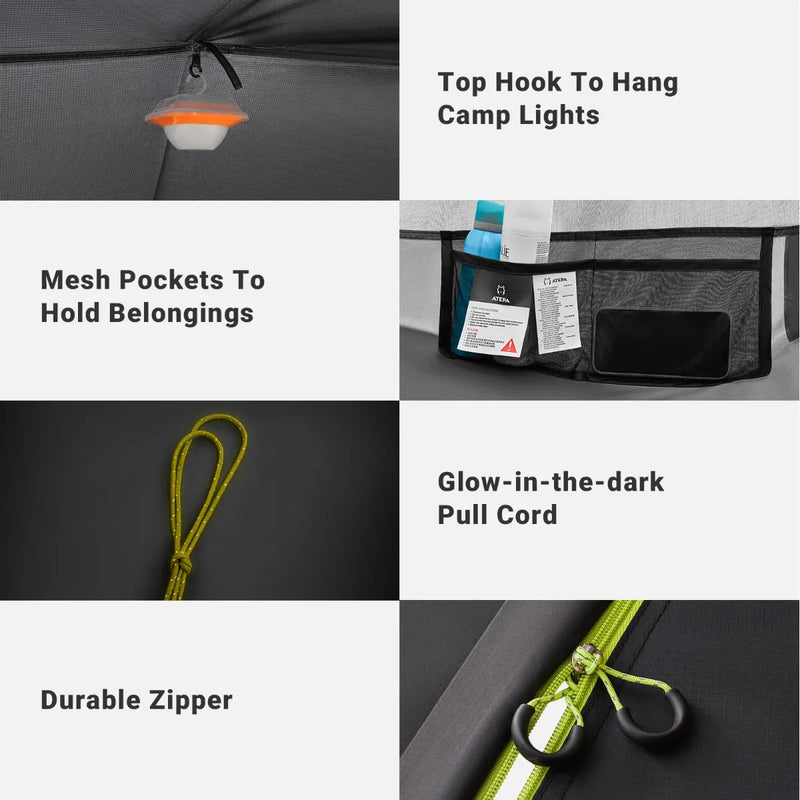 Load image into Gallery viewer, ATEPA Distaghil Sar Terkking Tent Military Curtain Tent, Solo Tent