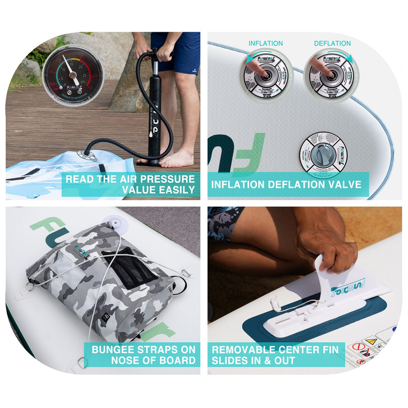 Load image into Gallery viewer, FunWater Inflatable Ultra-Light 10'SUP Paddle Boards