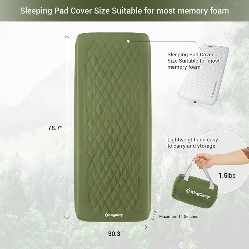 Load image into Gallery viewer, KingCamp Mat Cover Cot Pad for Camping