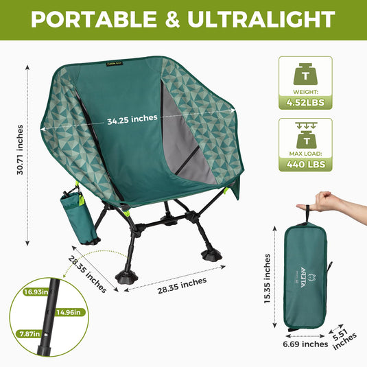 ATEPA UFO P30 Ultralight Camping Chair