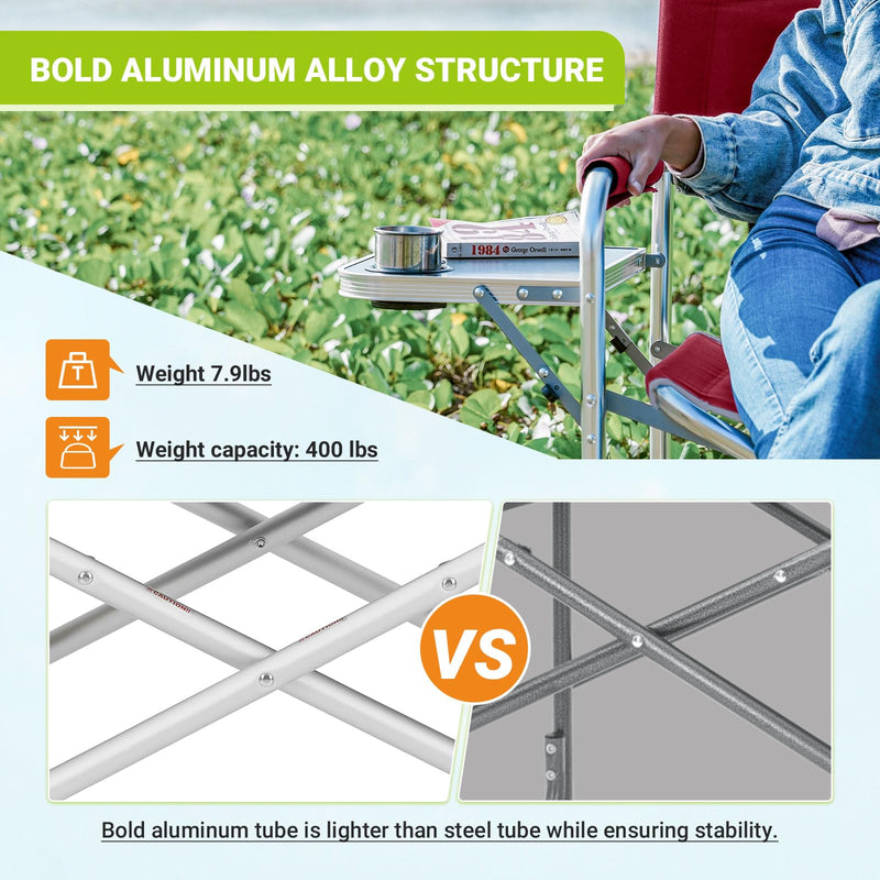 Cargue la imagen en el visor de la galería, FUNDANGO Lightweight Director's Chair