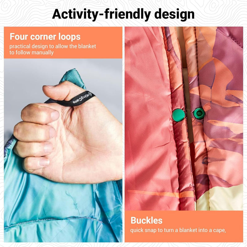 Load image into Gallery viewer, KingCamp BLANKET SMART 150 Multi-Functional Blanket