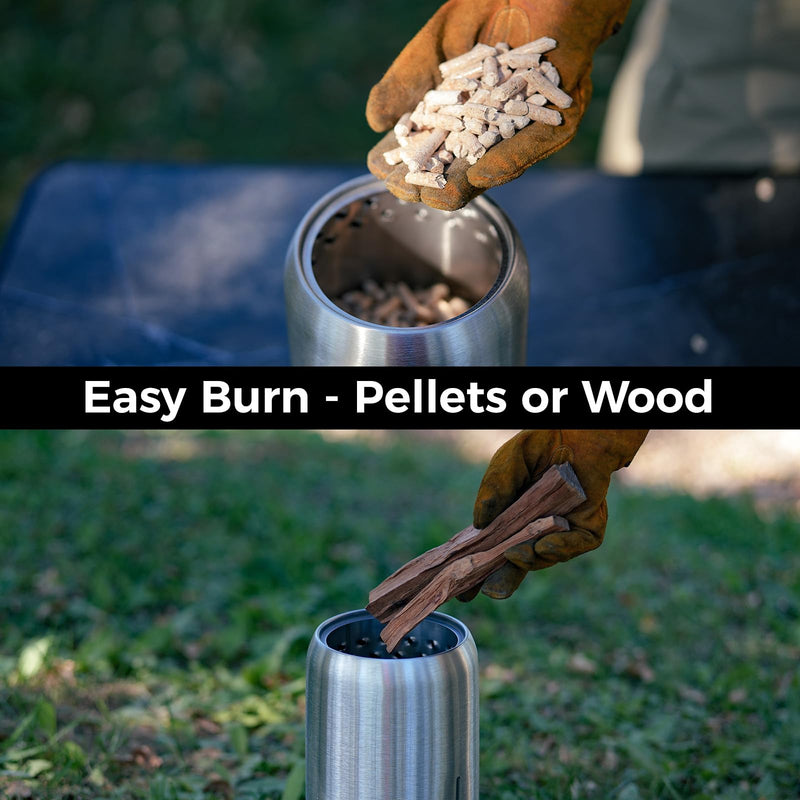 Load image into Gallery viewer, KingCamp Tornado Tabletop Fire Pit with Stand