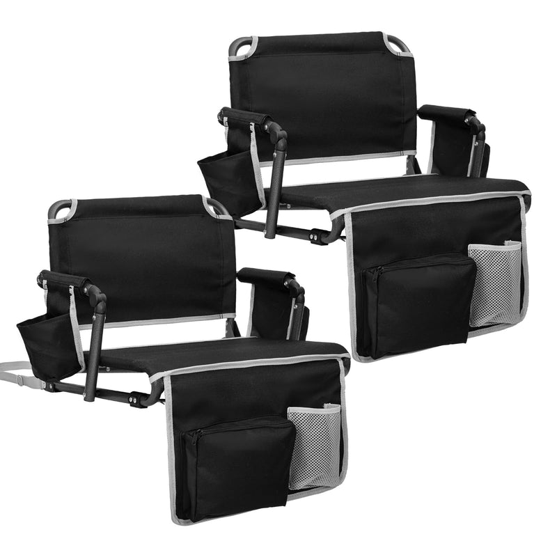 Load image into Gallery viewer, FUNDANGO Stadium Seat for Bleachers with Back Support