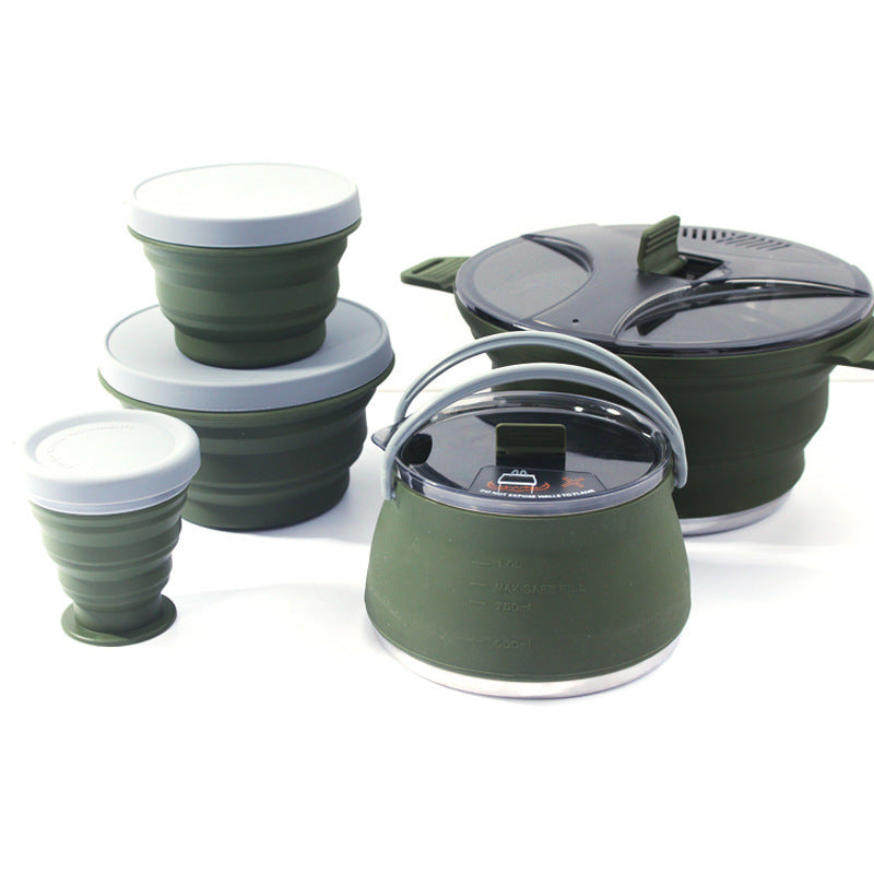 Load image into Gallery viewer, KinWild Portable Camping Cooking Pot Set
