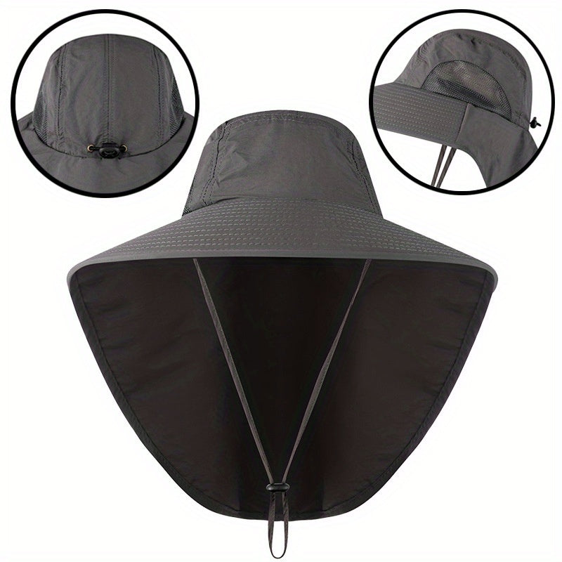 Load image into Gallery viewer, Waterproof Nylon Hat with Wide Brim