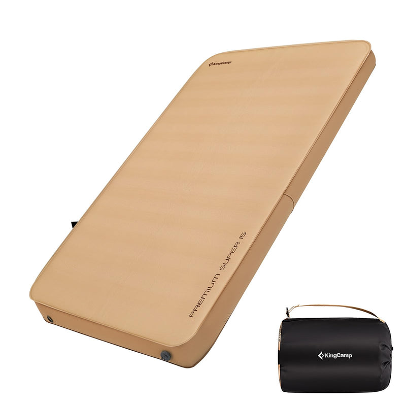 Load image into Gallery viewer, KingCamp PREMIUM SUPER 15 Double Self-inflateble Pad R Value 11