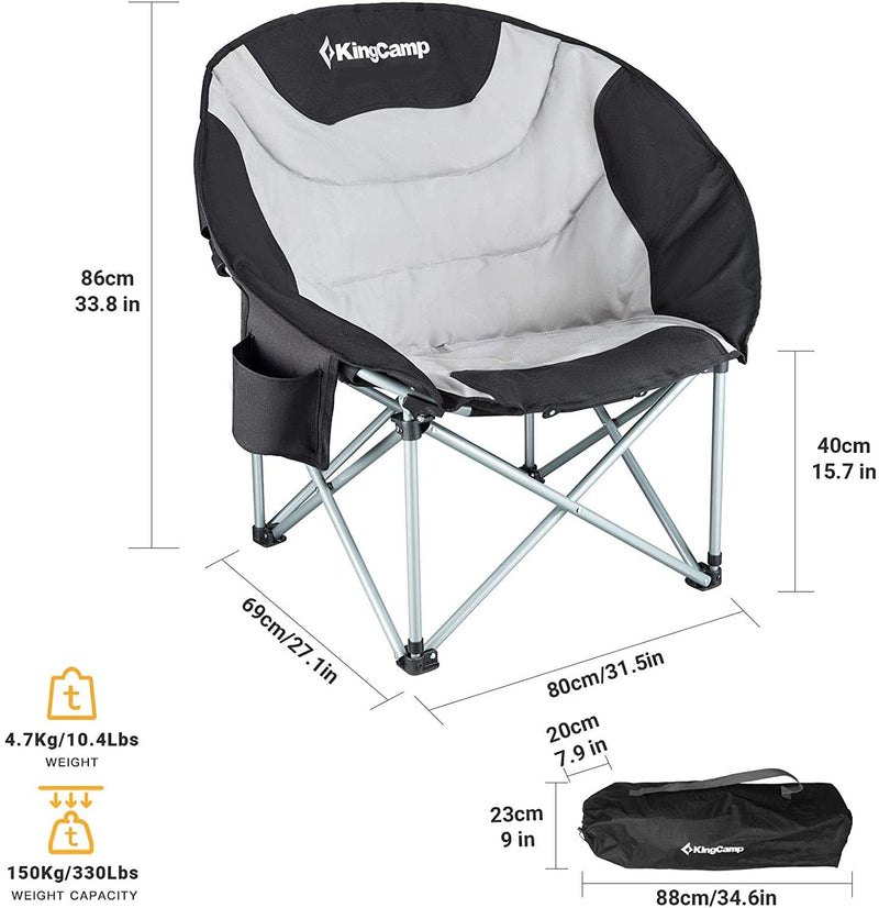 Load image into Gallery viewer, KingCamp Saucer Chair Camping Chair