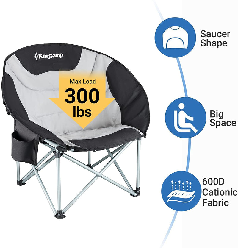 Load image into Gallery viewer, KingCamp Saucer Chair Camping Chair