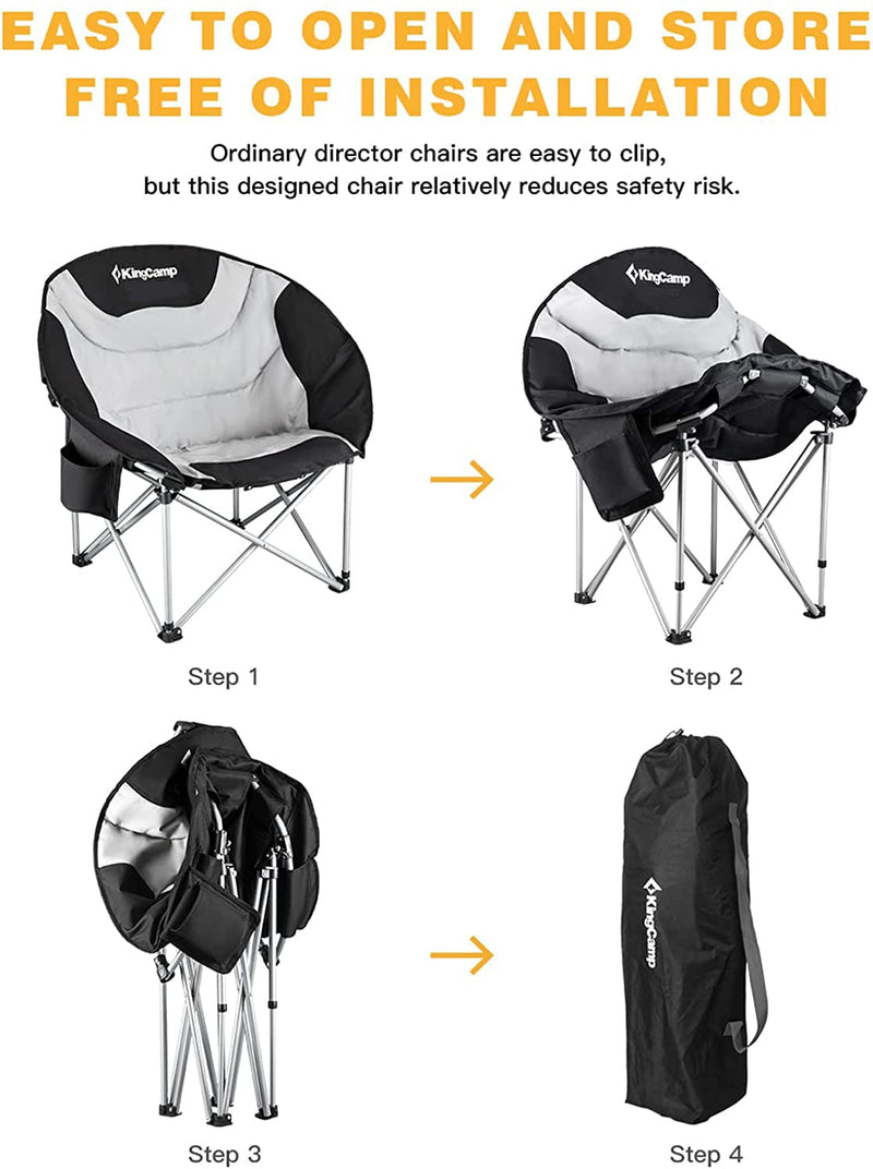 Load image into Gallery viewer, KingCamp Saucer Chair Camping Chair