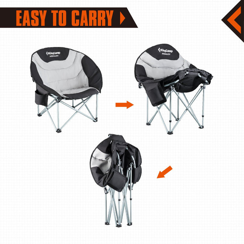 Load image into Gallery viewer, KingCamp Saucer Chair Camping Chair