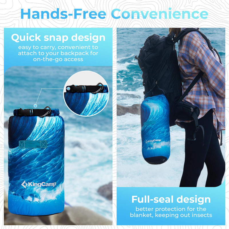 Load image into Gallery viewer, KingCamp BLANKET SMART 150 XL Lightweight Camping Blanket