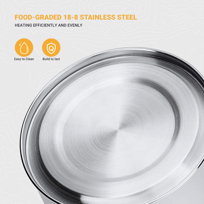 Load image into Gallery viewer, KingCamp SKYWALKER Kettle Stainless Steel Camping Kettle