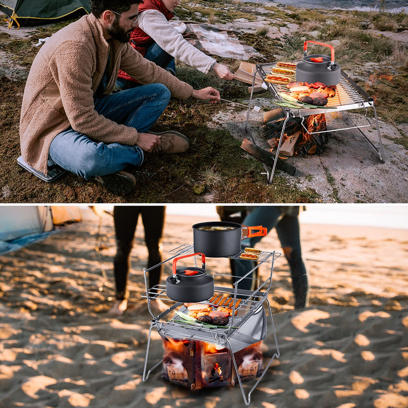 Load image into Gallery viewer, YETO FIRESKILL Campfire Grill BBQ Picks set