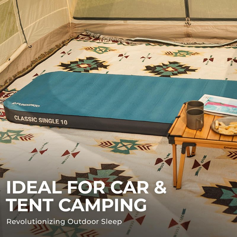 Load image into Gallery viewer, FUNDANGO Self Inflating Sleeping Pad Memory Foam Camping Mattress