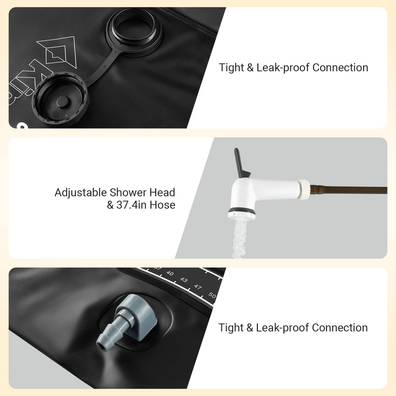 Load image into Gallery viewer, KingCamp Solar Shower Adjustable Shower