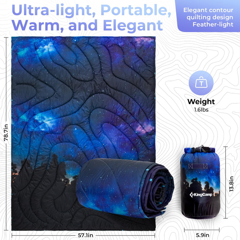 Load image into Gallery viewer, KingCamp BLANKET SMART 150 XL Lightweight Camping Blanket