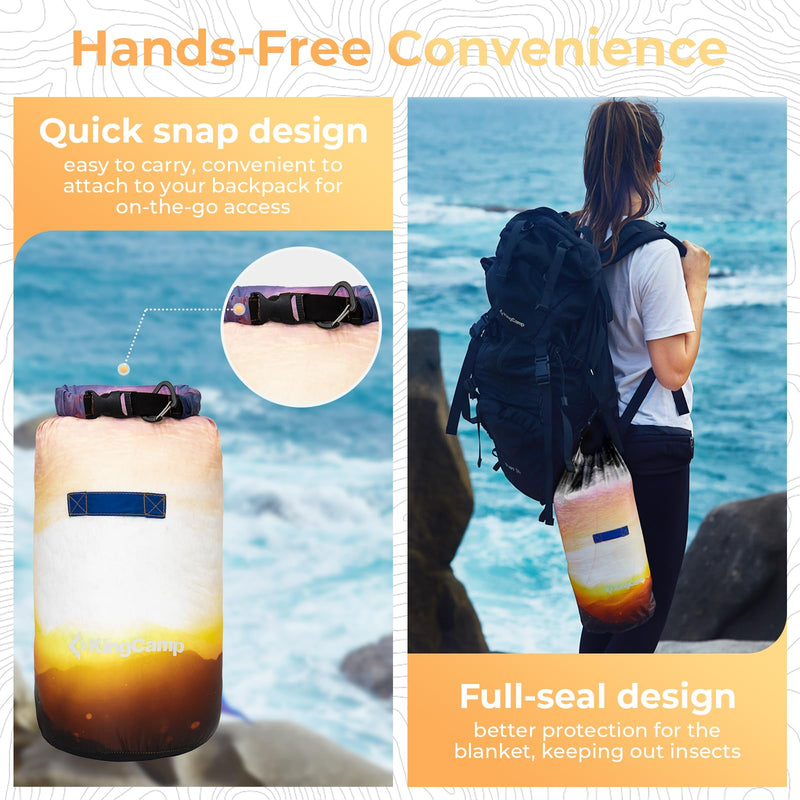 Load image into Gallery viewer, KingCamp BLANKET SMART 150 XL Lightweight Camping Blanket