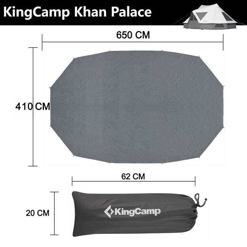 Load image into Gallery viewer, KingCamp KHAN Palace Footprint Tent Mat