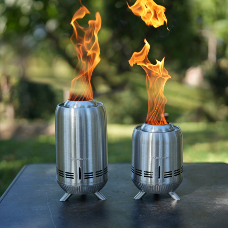 Load image into Gallery viewer, KingCamp Tornado Tabletop Fire Pit with Stand