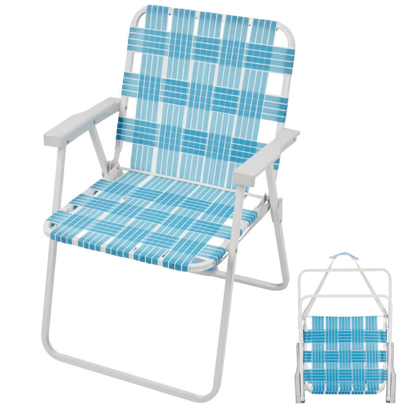 Cargue la imagen en el visor de la galería, WEJOY Beach Chair - Foldable and Portable Lawn Chair with Shoulder Straps