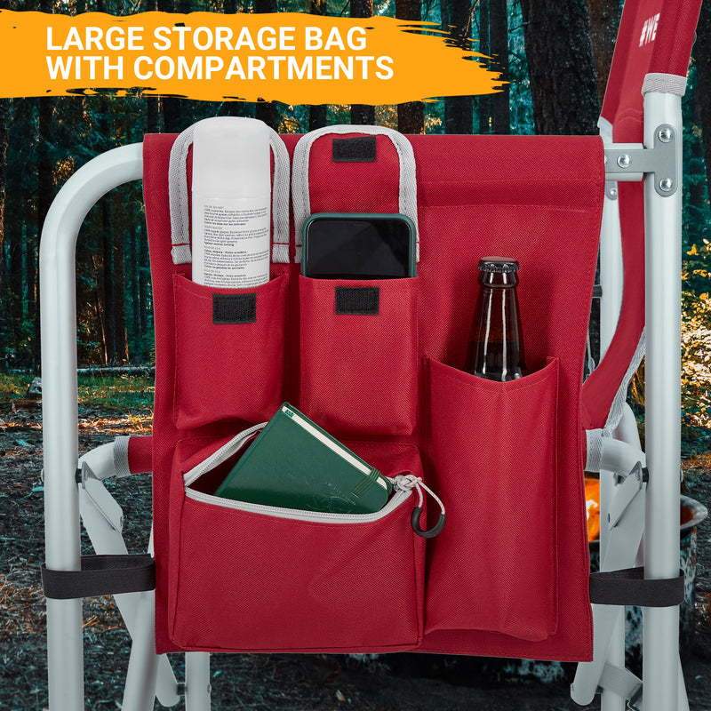 Load image into Gallery viewer, WEJOY Premium Director's Camping Chair – Heavy Duty 264lb Capacity with Side Table & Umbrella Holder